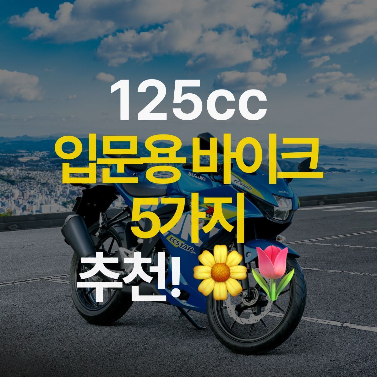 125cc 입문용 오토바이 5가지 추천 1편!