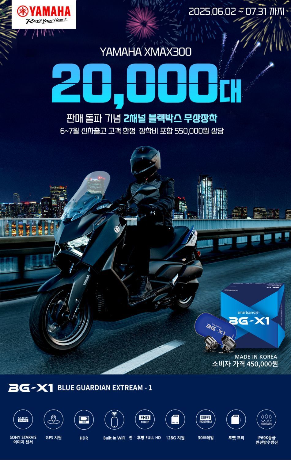 야마하 XMAX 300 ABS 7